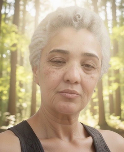 Helga Larsson (Kristiansand). Hija de padre noruego y madre senegalesa, su vida ha estado marcada por las dos culturas. Vive al norte de Noruega.